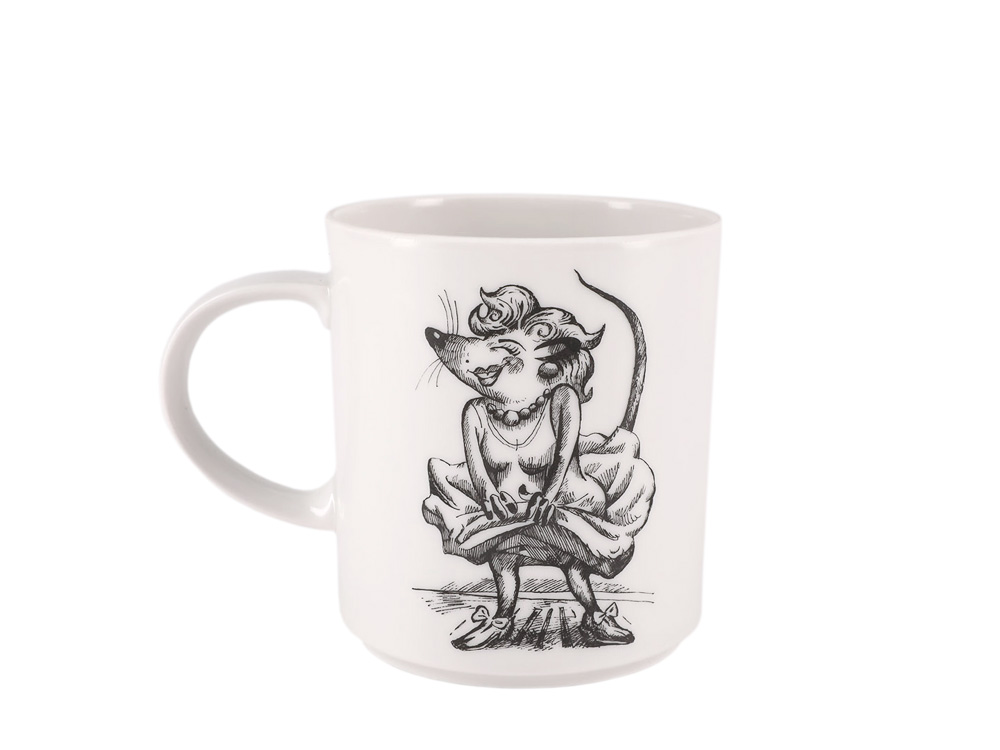 Кружка форма Стандарт рисунок Мышь актриса , арт. 80.97783.00.1