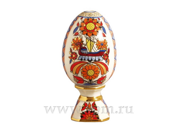 Яйцо пасхальное на подставке 115 мм Яркое арт. 80.50073.00.1