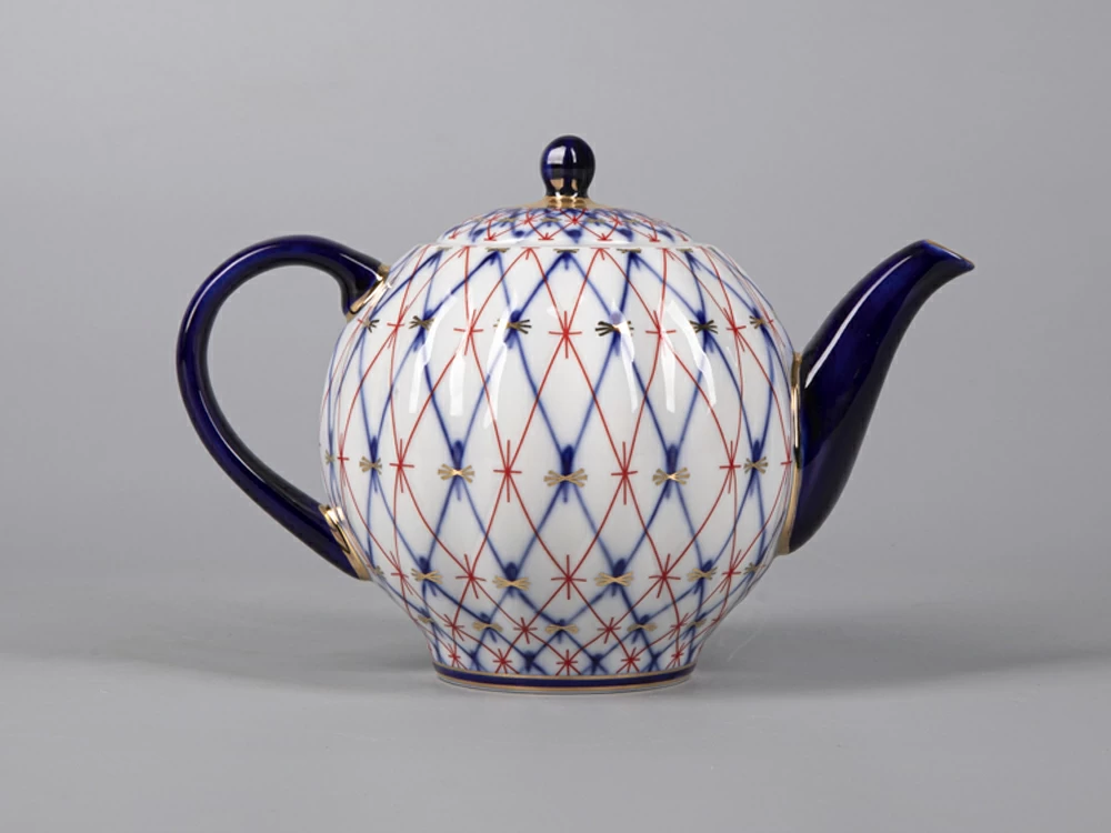 Чайник заварочный форма Тюльпан рисунок Сетка 1950, арт. 80.42350.00.1