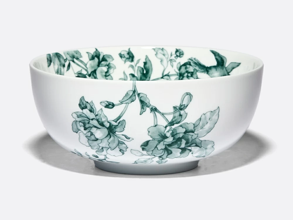 Салатник 160 мм форма Восточная Рисунок Monplaisir Green (Монплезир Грин), арт. 80.48344.00.1
