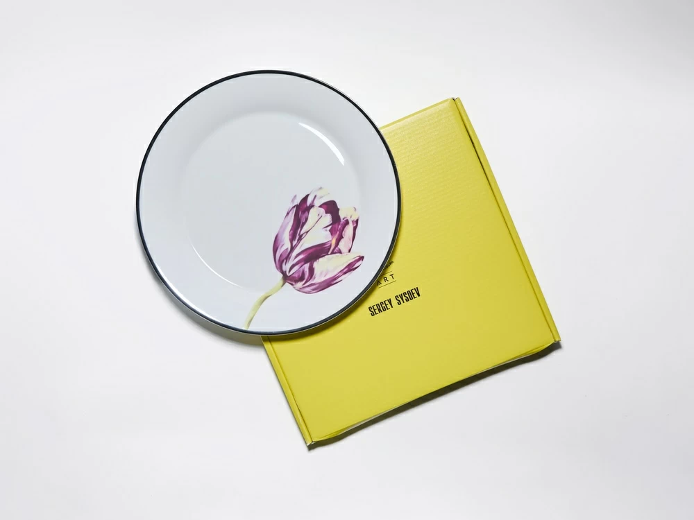 Тарелка плоская 260 мм, в подарочной упаковке, форма Юлиана, рисунок Волшебный сад IX, арт. 81.34195.00.1