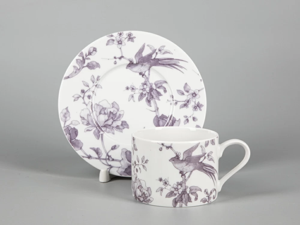 Чашка с блюдцем форма Соло рисунок Monplaisir Violet (Монплезир Виолет) арт. 81.29440.00.1