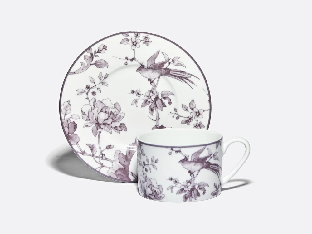 Чашка с блюдцем форма Соло рисунок Monplaisir Violet (Монплезир Виолет), арт. 81.29440.00.5