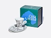 Чашка с блюдцем 225 мл в подарочной упаковке, форма Модерн, рисунок Жемчужный арт 81.10805.00.1